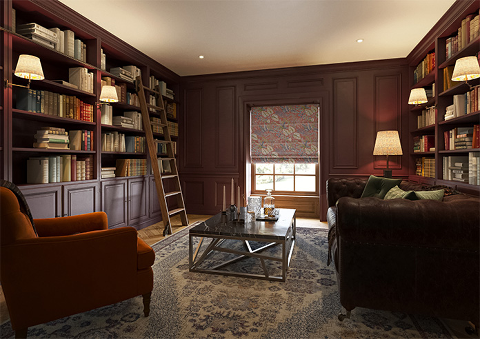 Paloma, Cinnamon - Motorised Roman Blind - Image 6